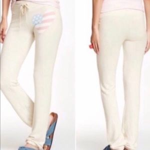 Wildfox sweats American flag heart